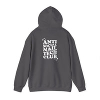 Anti Social Nail Tech Club | Hooded Sweatshirt - Cordoza Nail Supply