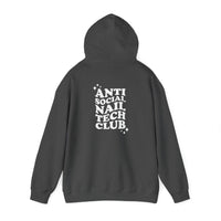 Anti Social Nail Tech Club | Hooded Sweatshirt - Cordoza Nail Supply