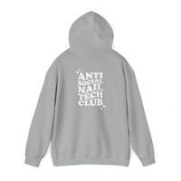 Anti Social Nail Tech Club | Hooded Sweatshirt - Cordoza Nail Supply