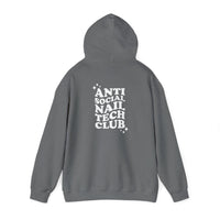 Anti Social Nail Tech Club | Hooded Sweatshirt - Cordoza Nail Supply