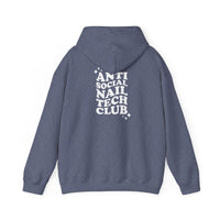 Anti Social Nail Tech Club | Hooded Sweatshirt - Cordoza Nail Supply