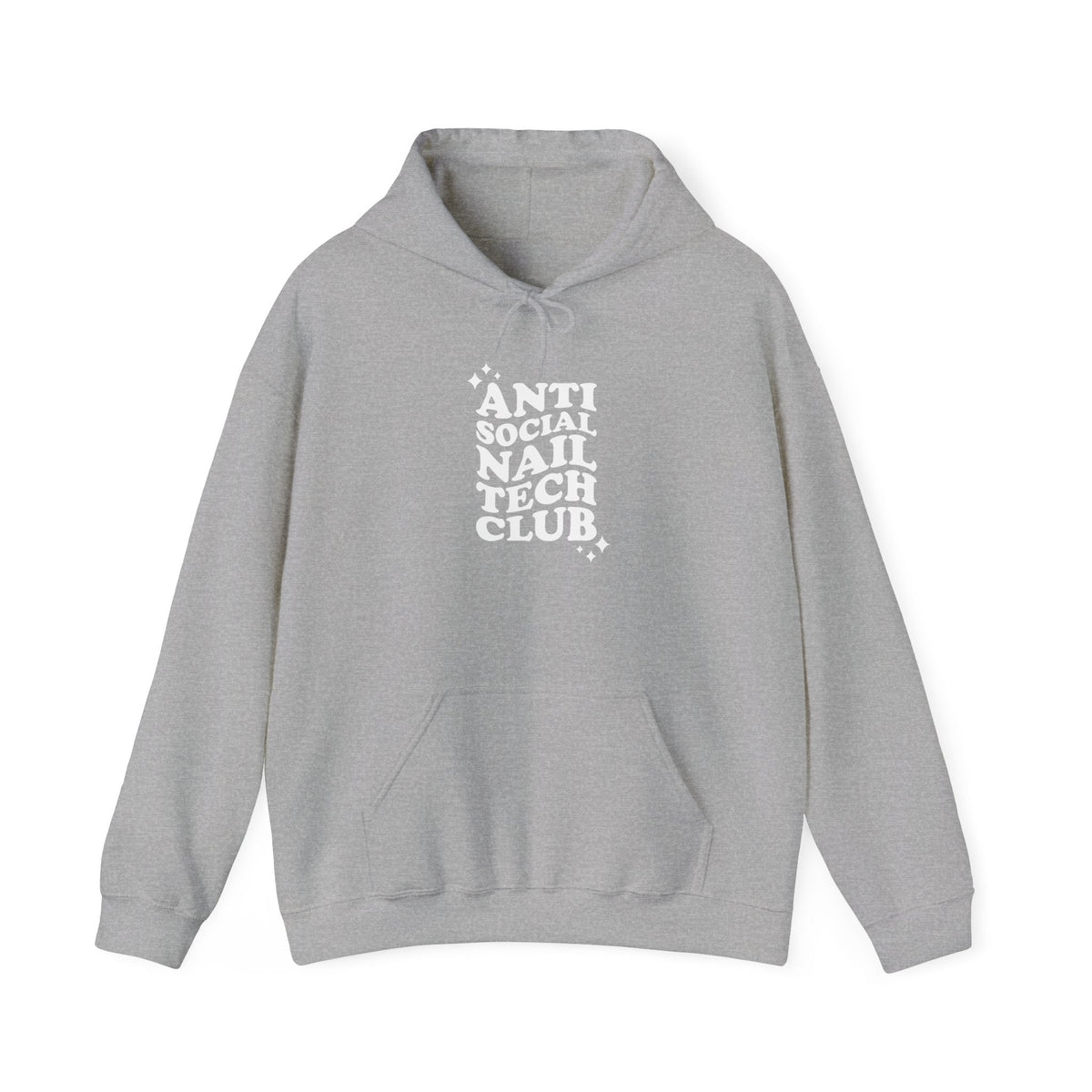 Anti Social Nail Tech Club | Hooded Sweatshirt - Cordoza Nail Supply