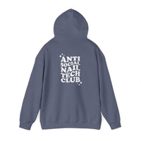 Anti Social Nail Tech Club | Hooded Sweatshirt - Cordoza Nail Supply