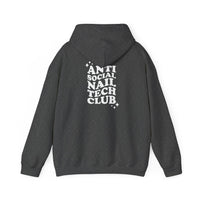 Anti Social Nail Tech Club | Hooded Sweatshirt - Cordoza Nail Supply