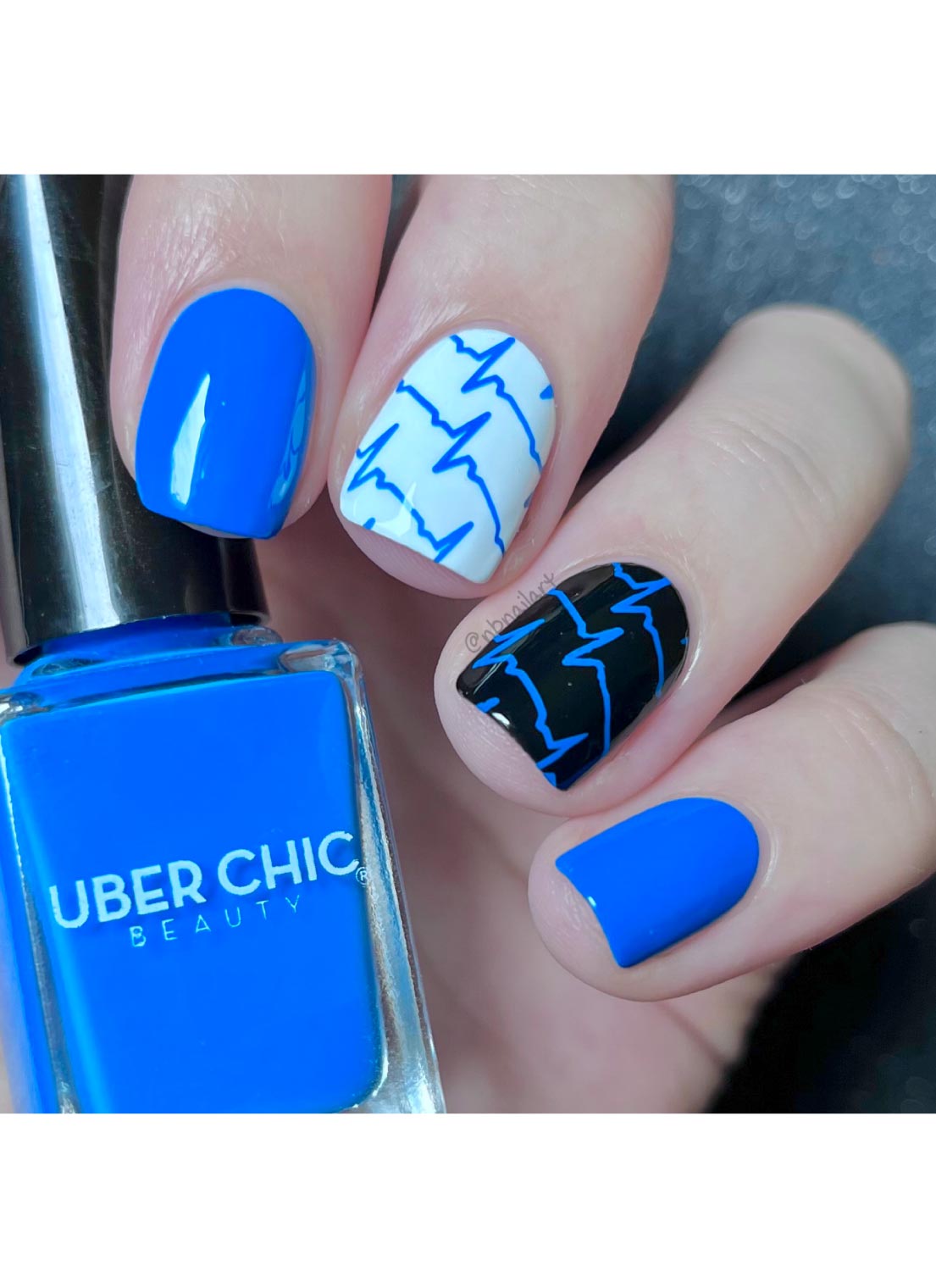 Blue My Mind - Stamping Polish - Cordoza Nail Supply