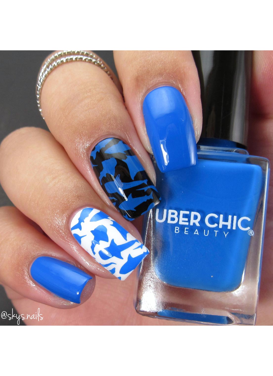 Blue My Mind - Stamping Polish - Cordoza Nail Supply