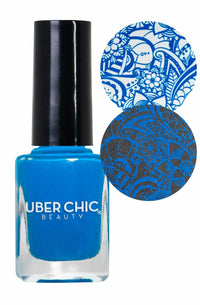 Blue My Mind - Stamping Polish - Cordoza Nail Supply
