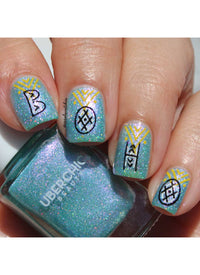 Boho Blues - Holographic Polish - Cordoza Nail Supply