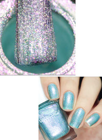 Boho Blues - Holographic Polish - Cordoza Nail Supply