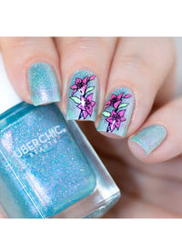 Boho Blues - Holographic Polish - Cordoza Nail Supply