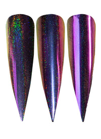 Chameleon Holographic Nail Powder: Arabian Nights - Cordoza Nail Supply
