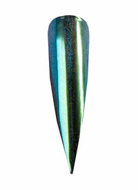 Chameleon Holographic Nail Powder: Emerald Isle - Cordoza Nail Supply