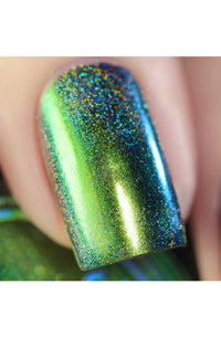Chameleon Holographic Nail Powder: Emerald Isle - Cordoza Nail Supply
