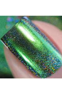 Chameleon Holographic Nail Powder: Emerald Isle - Cordoza Nail Supply