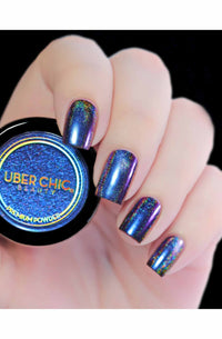 Chameleon Holographic Nail Powder: Royalty Suits Me - Cordoza Nail Supply
