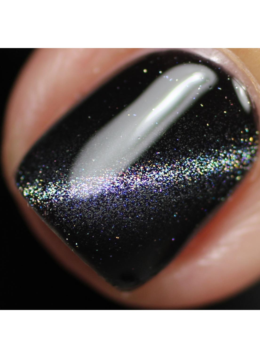 Chasing Lightning - Holo Cats Eye Gel Polish - Cordoza Nail Supply