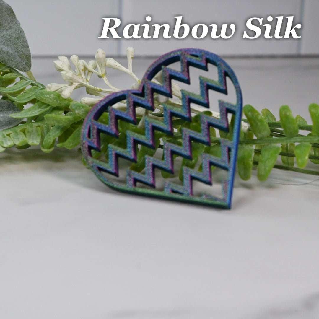 Chevron Heart - Cordoza Nail Supply
