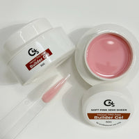 CNS Builder Gel – Soft Pink Semi Sheer (50G Pot) - Cordoza Nail Supply