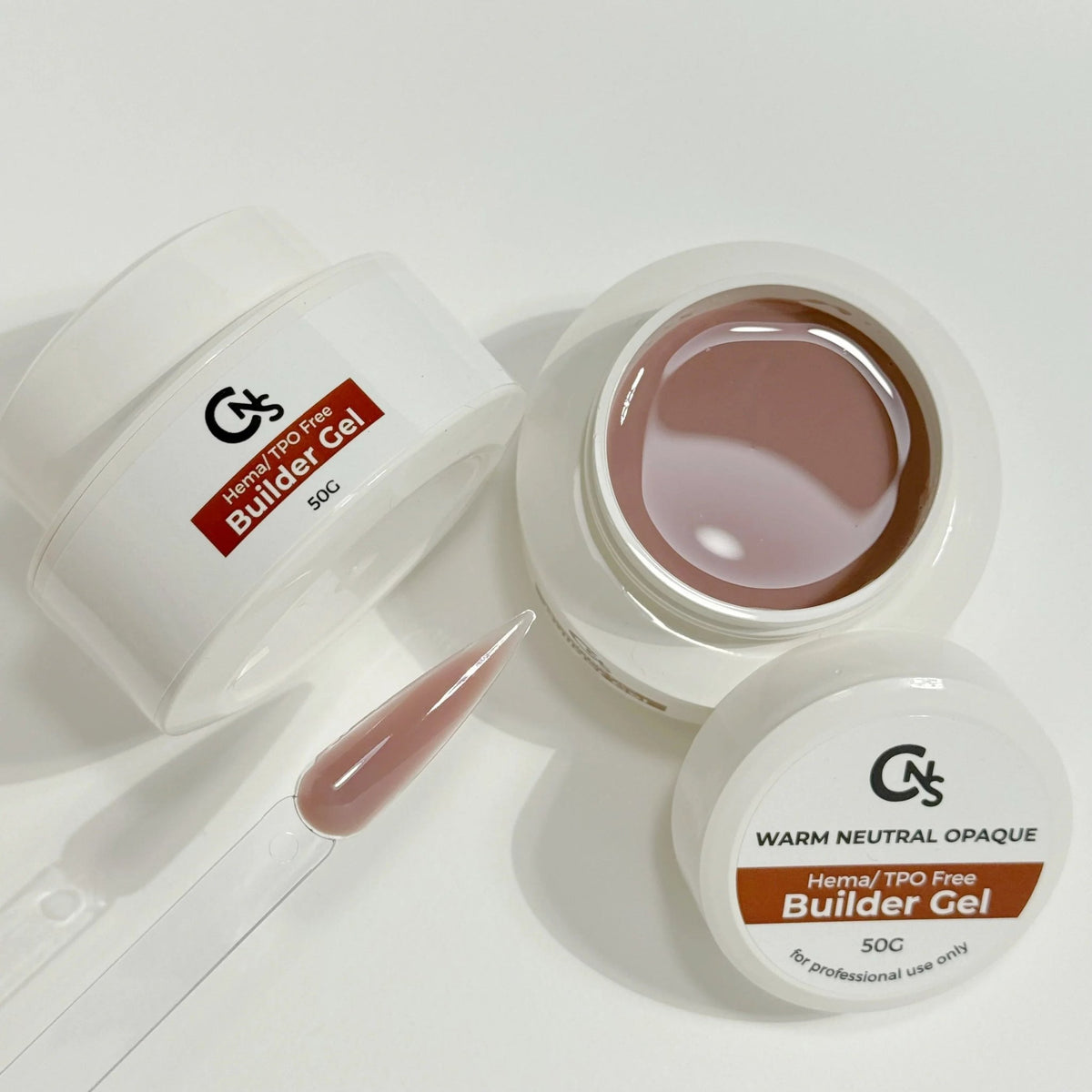 CNS Builder Gel – Warm Neutral Opaque (50G Pot) - Cordoza Nail Supply