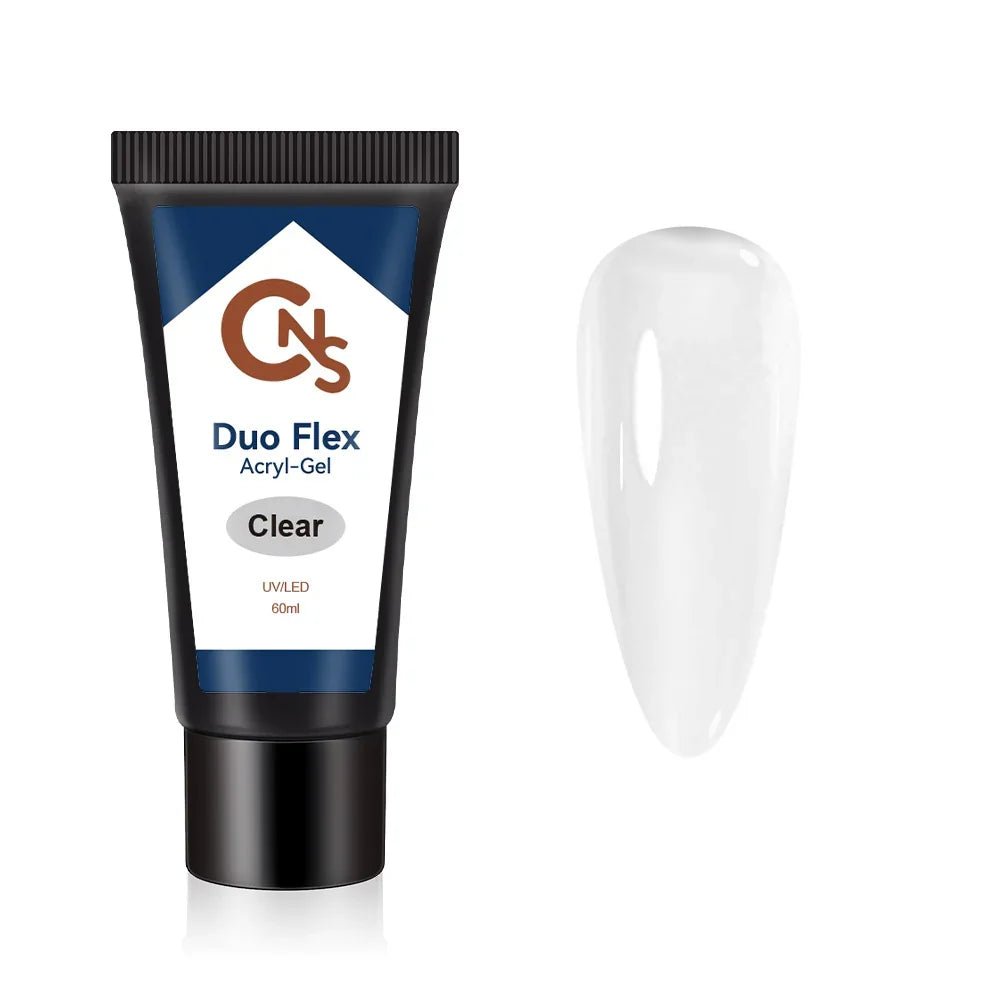 CNS Duo Flex Acryl Gel – Clear - Cordoza Nail Supply