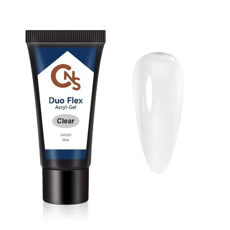 CNS Duo Flex Acryl Gel – Clear - Cordoza Nail Supply