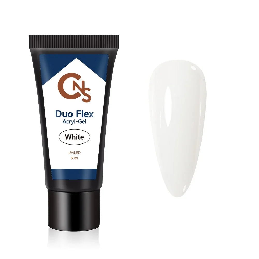 CNS Duo Flex Acryl Gel – White - Cordoza Nail Supply