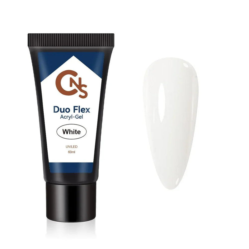 CNS Duo Flex Acryl Gel – White - Cordoza Nail Supply