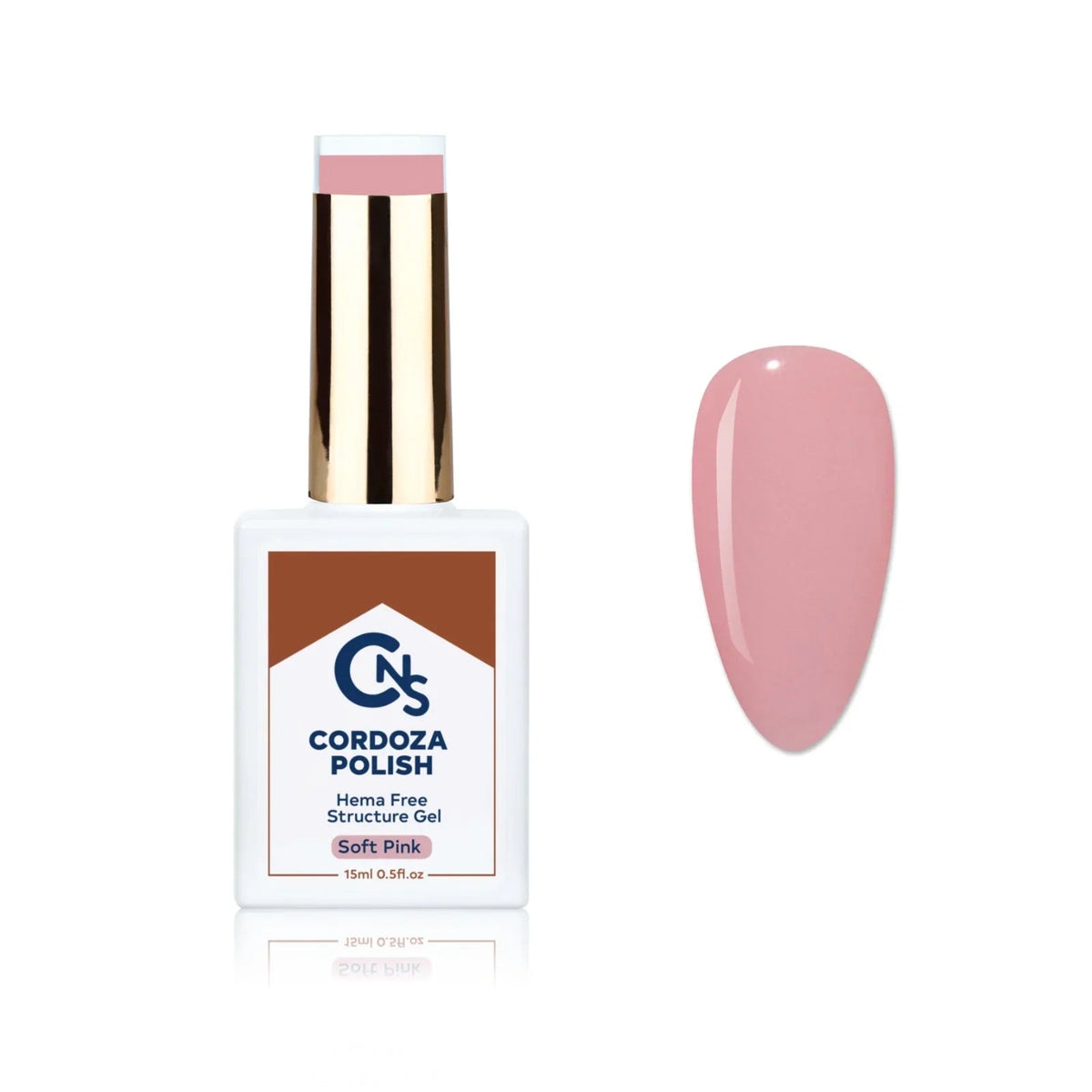 CNS Hema Free Structure Gel Soft Pink 03 - Cordoza Nail Supply