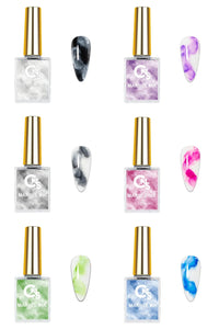 CNS Marble Inks 6pc - Cordoza Nail Supply