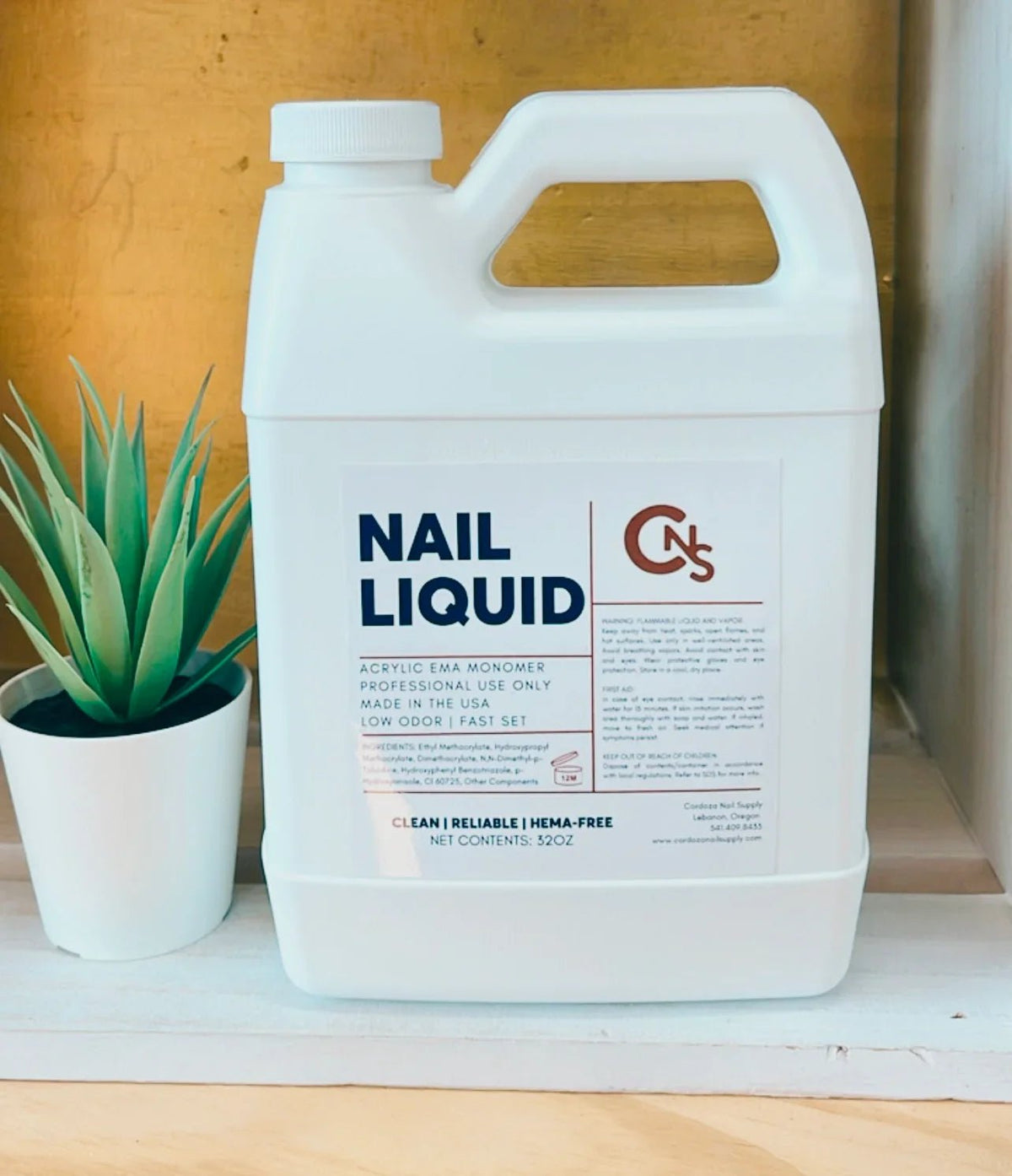 CNS Primerless Acrylic Nail Liquid (Monomer) - Cordoza Nail Supply