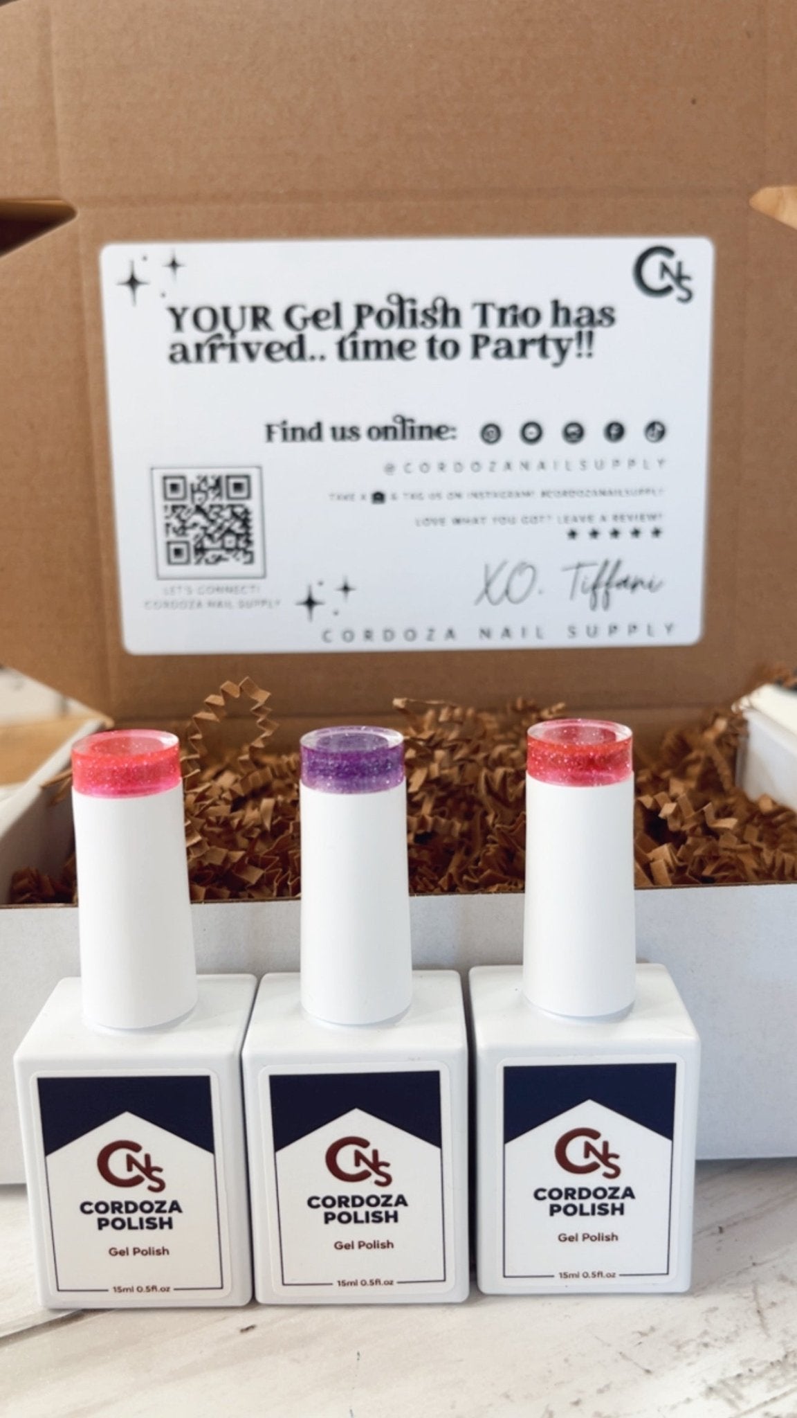 Cordoza Polish Party: Monthly Gel Polish Subscription - Cordoza Nail Supply