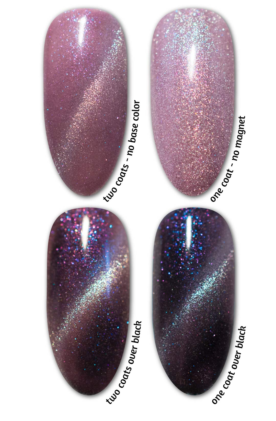Cotton Candy Daydream - Cats Eye Iridescent Gel Polish - Cordoza Nail Supply