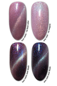 Cotton Candy Daydream - Cats Eye Iridescent Gel Polish - Cordoza Nail Supply