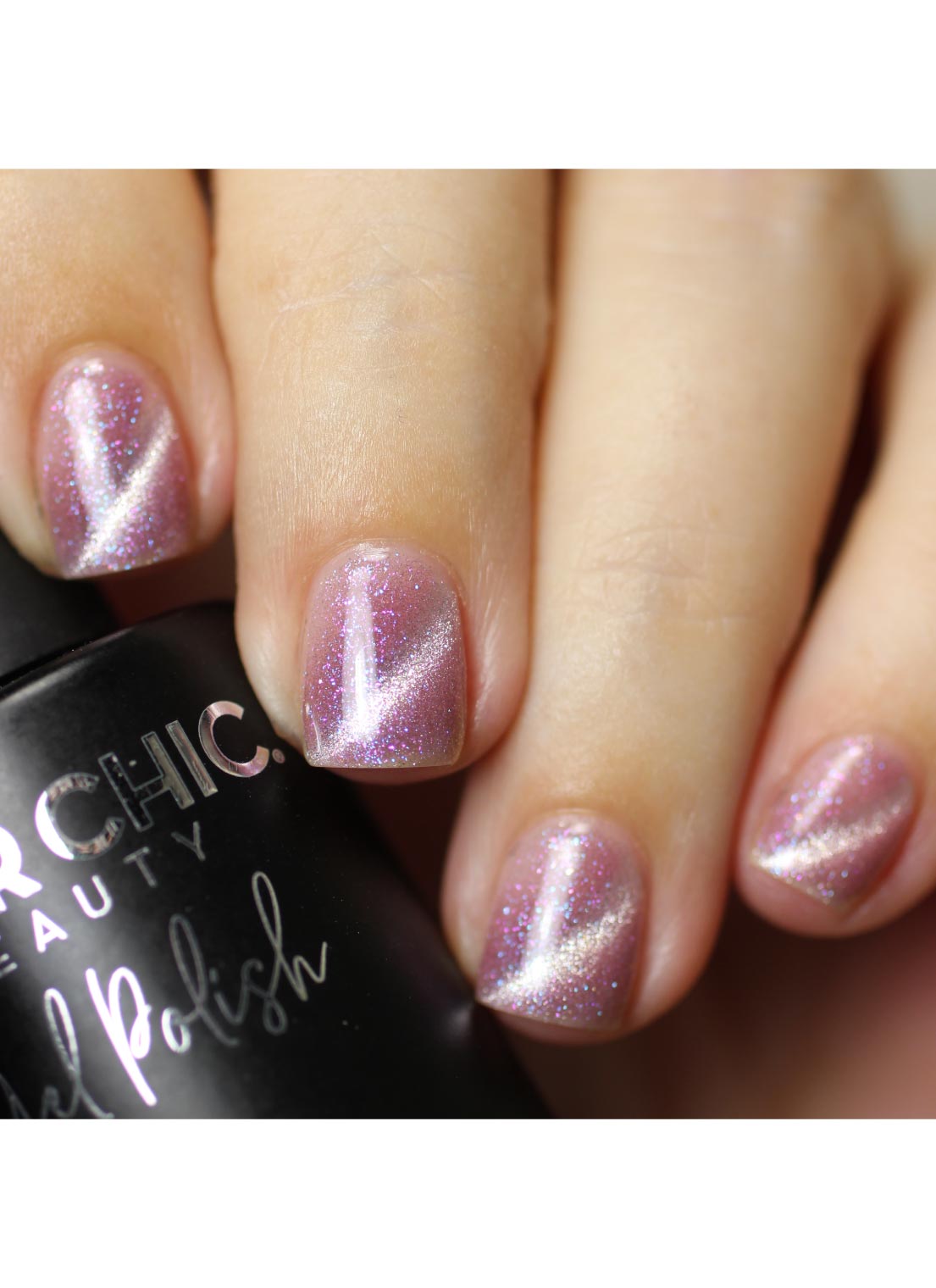Cotton Candy Daydream - Cats Eye Iridescent Gel Polish - Cordoza Nail Supply