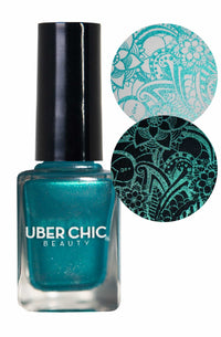 Dance Teal Dawn - Stamping Polish - Cordoza Nail Supply