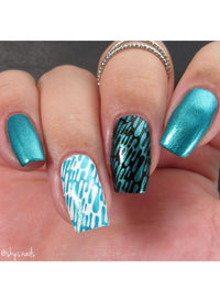 Dance Teal Dawn - Stamping Polish - Cordoza Nail Supply