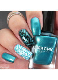 Dance Teal Dawn - Stamping Polish - Cordoza Nail Supply