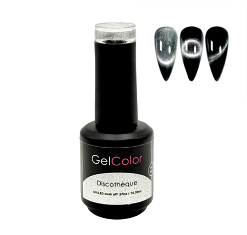 Discotheque Silver Cat Eye Gel