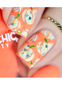 Electric Pumpkin - Stamping Polish - Cordoza Nail Supply