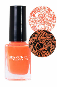 Electric Pumpkin - Stamping Polish - Cordoza Nail Supply