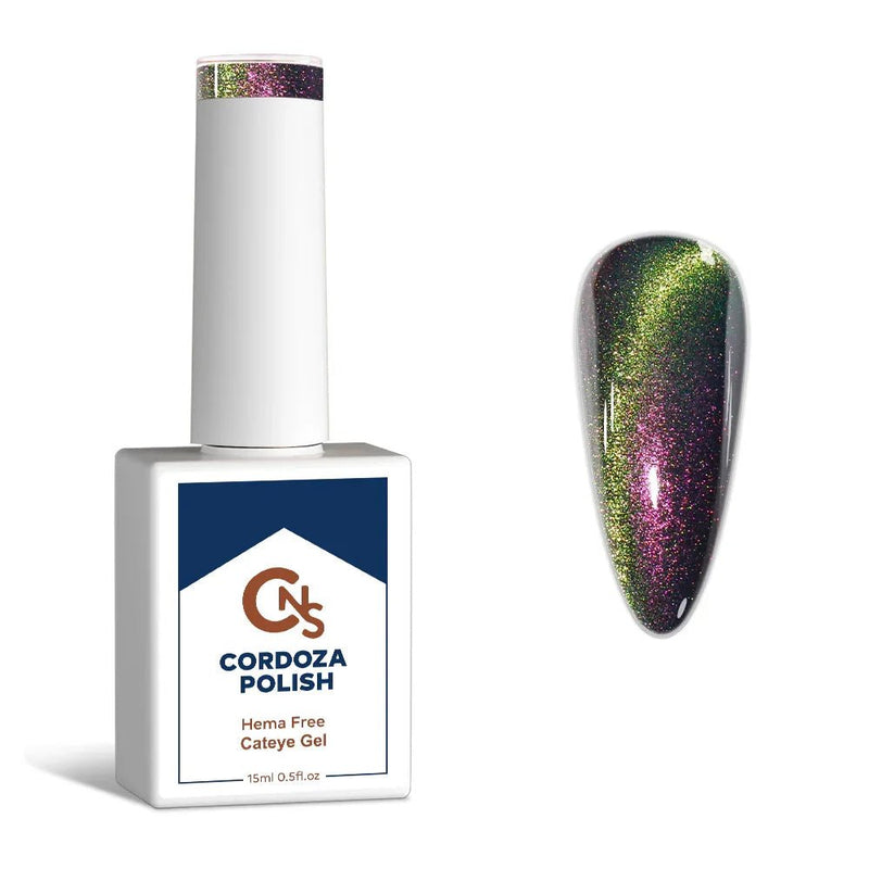 Feeling Lucky🐂 - CNS Hema Free Cosmic Cateye Gel Polish - Cordoza Nail Supply