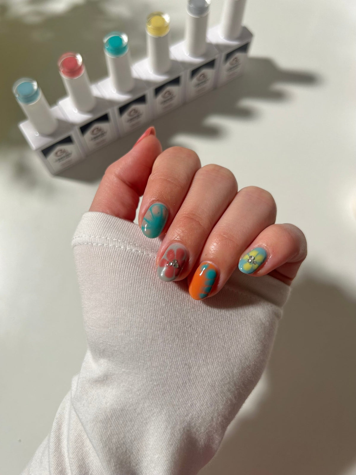 Field of Flowers 9pc Collection - CNS Hema Free Gel Polish - Cordoza Nail Supply