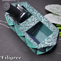 Filigree Circular Liquid Holder with Cup - Cordoza Nail Supply