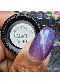 Galactic Night - Cats Eye Iridescent Gel Polish - Cordoza Nail Supply