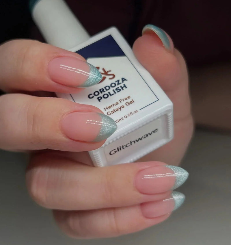 Glitchwave - CNS Hema Free Aurora Cateye Gel Polish - Cordoza Nail Supply
