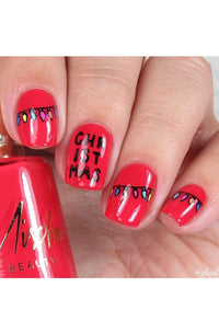 Happy Christmas, (Christmas-04) - Cordoza Nail Supply