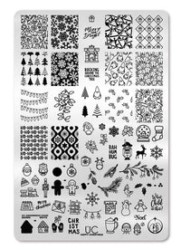 Happy Christmas, (Christmas-04) - Cordoza Nail Supply
