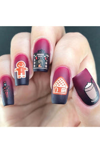 Happy Christmas, (Christmas-04) - Cordoza Nail Supply
