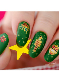 Happy Christmas, (Christmas-04) - Cordoza Nail Supply