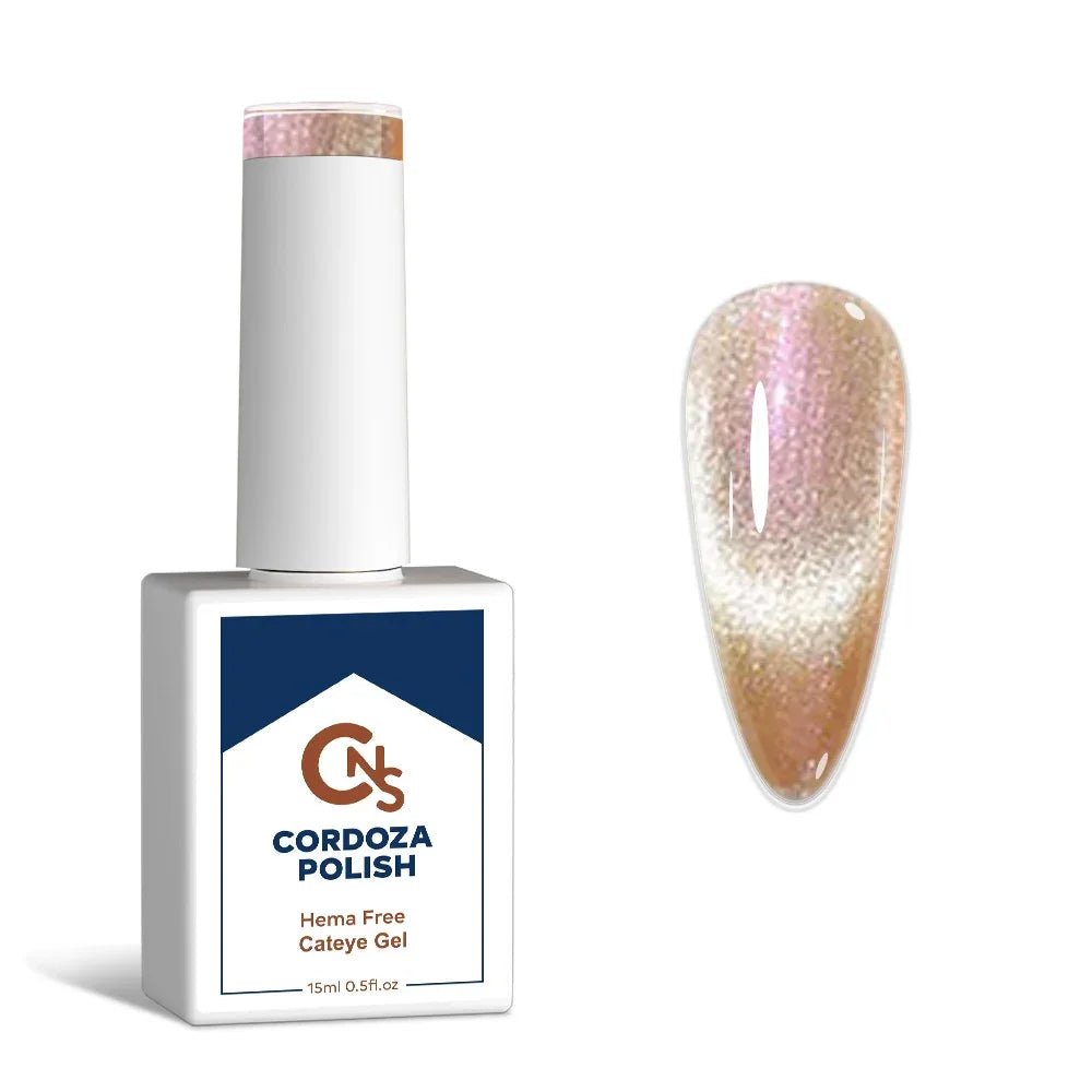 Heat Beam - CNS Hema Free Aurora Cateye Gel Polish - Cordoza Nail Supply